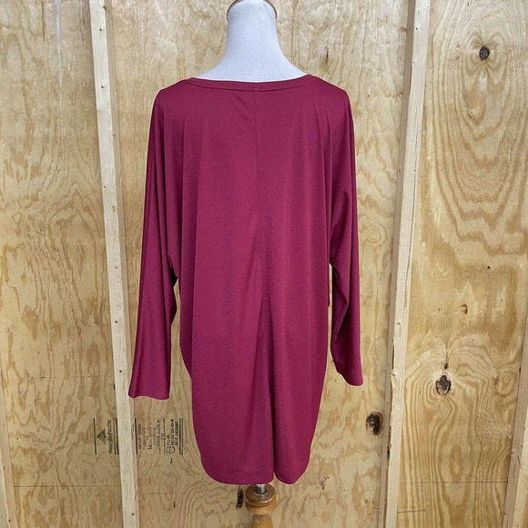 Chicos Size 4 XXL Blouse Tunic Top Jewelry Chain Trim Long Sleeve Stretch - Picture 5 of 9